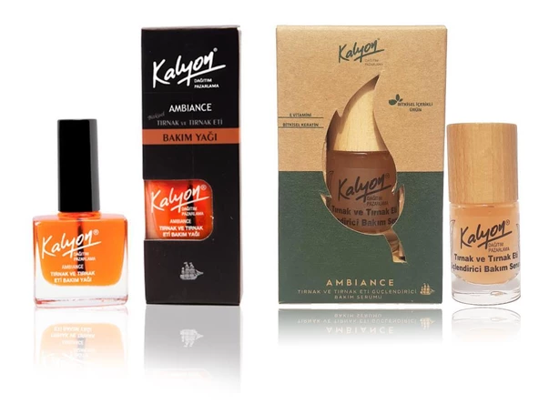 Kalyon Tırnak Bakım Yağı+Kalyon Bitkisel Tırnak ve Tırnak Eti Güçlendirici Bakım Serumu 11 Ml ürün görseli 1