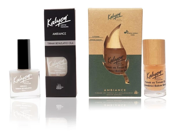 Kalyon Tırnak Beyazlatıcı Cilai+Kalyon Bitkisel Tırnak ve Tırnak Eti Güçlendirici Bakım Serumu 11 Ml ürün görseli 1