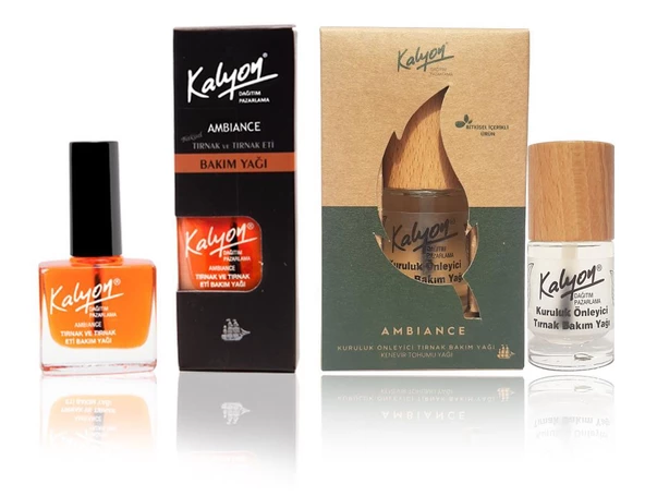 Kalyon Tırnak Bakım Yağı+Kalyon Bitkisel Kuruluk Önleyici Tırnak Bakım Yağı Kenevir Tohumu Yağı 11 Ml ürün görseli 1