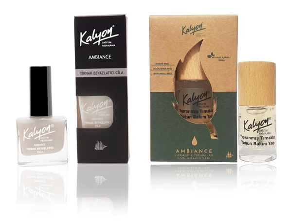 Kalyon Tırnak Beyazlatıcı Cilai+Kalyon Bitkisel Yıpranmış Tırnaklar Yoğun Bakım Yağı 11 Ml ürün görseli 1