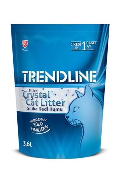 Trendline Tozsuz Silika Kristal Kedi Kumu 3600 ML ürün görseli 1
