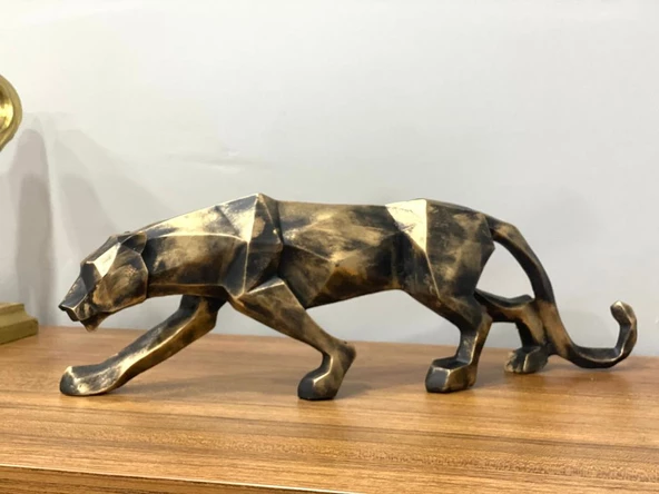 Dekoratif Kübik Leopar - Resim 6