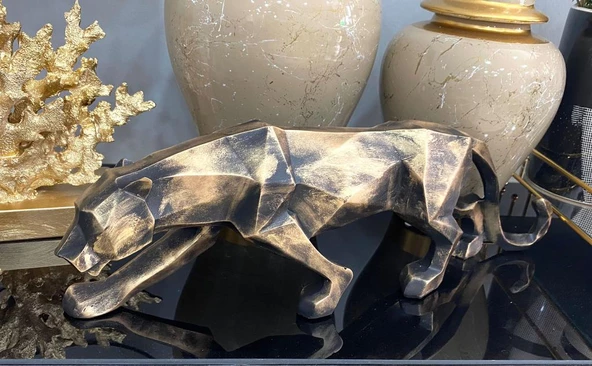 Dekoratif Kübik Leopar - Resim 4