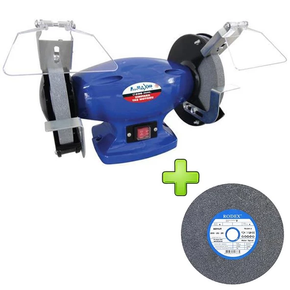 Promax PM71005 Zımpara Bıçak Bileme Taş Motoru 200 mm 350 W ürün görseli 1