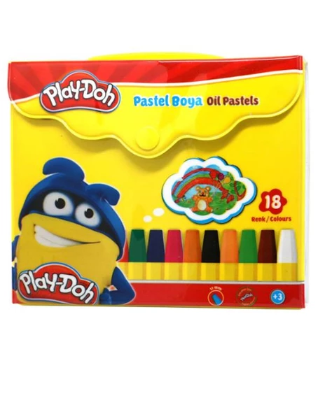 Play Doh Çantalı Pastel Boya 18li ürün görseli 1