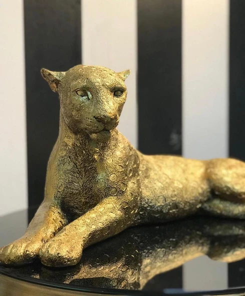 Yatan Leopar Biblo - Resim 8