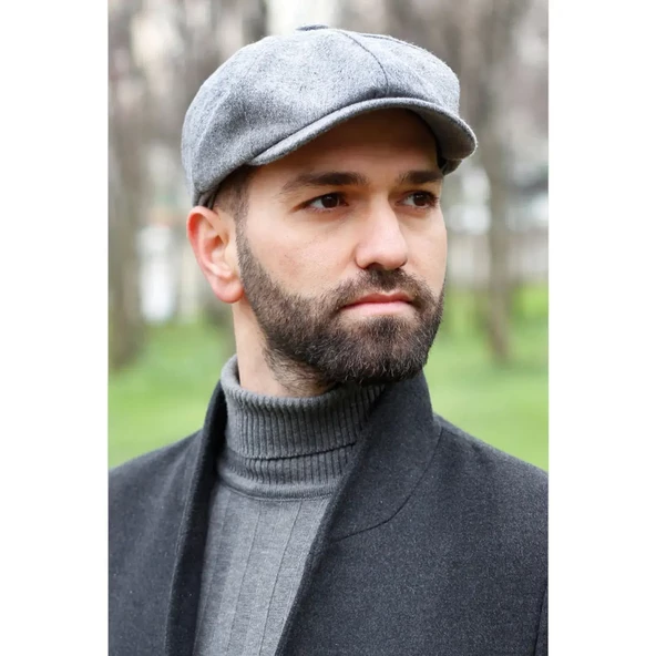 Erkek Peaky Blinders İngiliz Driver Kasket Antrasit 7404 ürün görseli 1