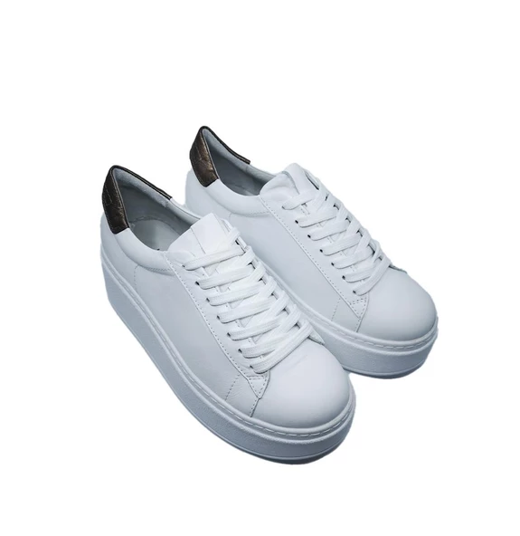 Janestt Kadın Deri Sneaker 113-2370 - Resim 7