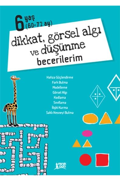 Minik Ada Dikkat, Görsel Algı Ve Düşünme Becerilerim 6 Yaş ürün görseli 1