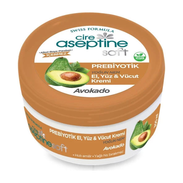 Cire Aseptine Krem 300ml Prebiyotik Avokado ürün görseli 1