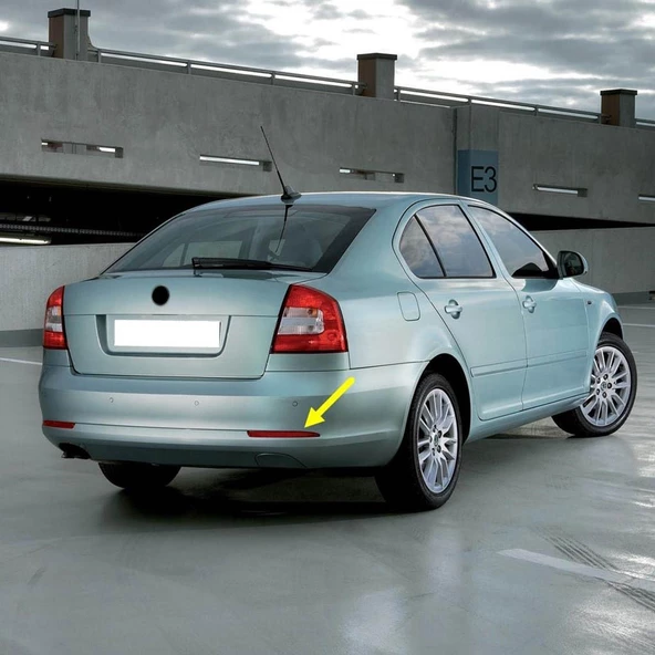 Skoda Octavia 2 2009-2012 Arka Tampon Sağ Alt Köşe Reflektörü 1Z0945106A ürün görseli 1