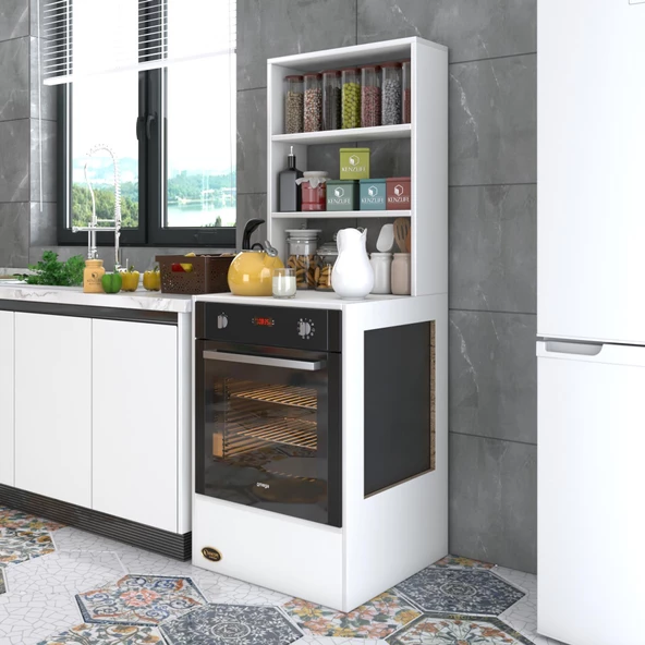 Kenzlife ankastre fırın dolabı nevgece byz 165x60x56 mutfak eko düz ürün görseli 1