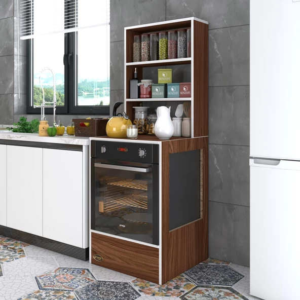 Kenzlife ankastre fırın dolabı nevgece cvz 165*60*56 mutfak eko düz ürün görseli 1