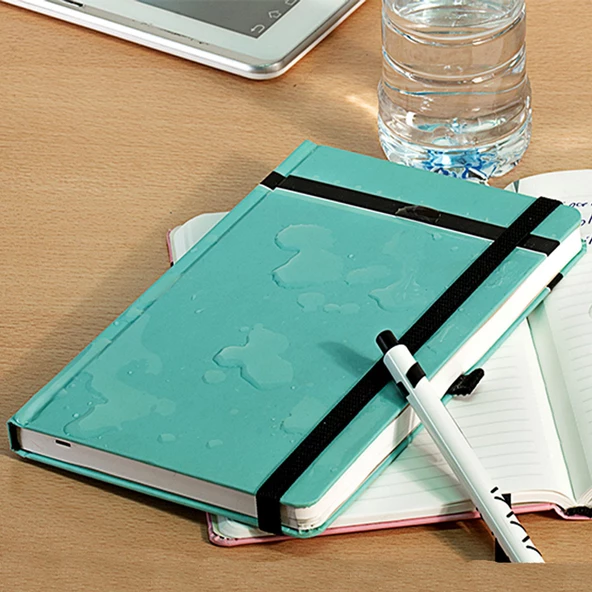 İsme Kişiye Özel Su Geçirmez Sert Kapak Lastikli Defter ürün görseli 1