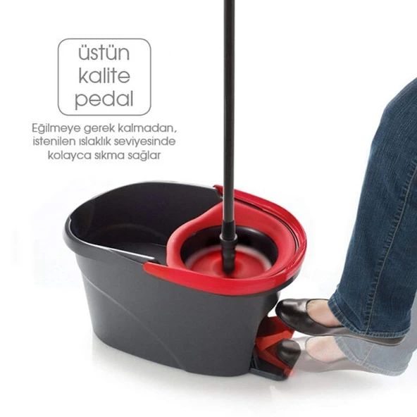 Vileda Turbo Pedallı Temizlik Seti - Resim 5