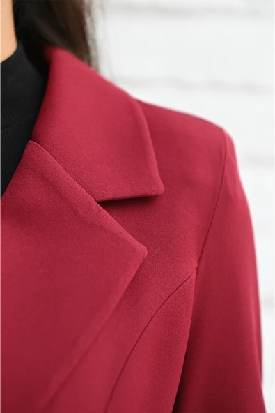 Kadın Astarlı Blazer Ceket 0101-22 - Resim 12