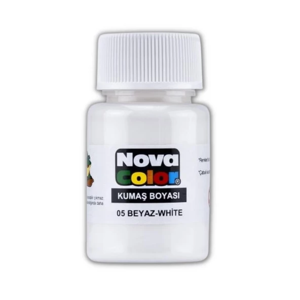 Kumaş Boyası Tişört Çanta Tekstil Boyası 30 ml 1 Adet Nova Color Kumaş Boyası 1 Adet ürün görseli 1
