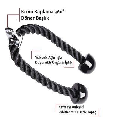 XTR Fitness Triceps Halatı - Resim 4