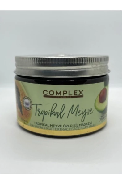 Complex Tropikal Meyveli Cilt Bakım Kil Maskesi 150 ml ürün görseli 1