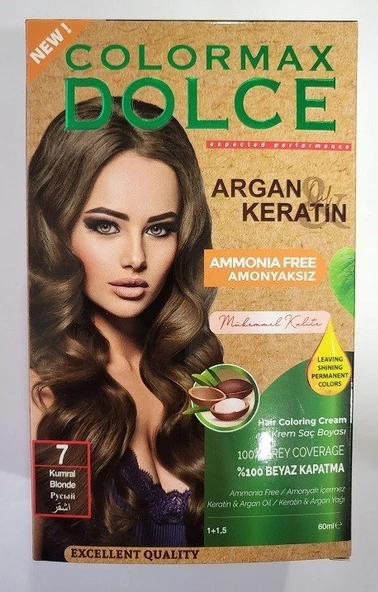 Colormax Amonyaksız Saç Boyası 7- Kumral ürün görseli 1