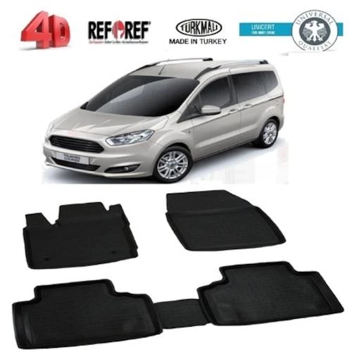 FORD COURİER 2014- SİYAH REFREF 4D OTO PASPAS ürün görseli 1