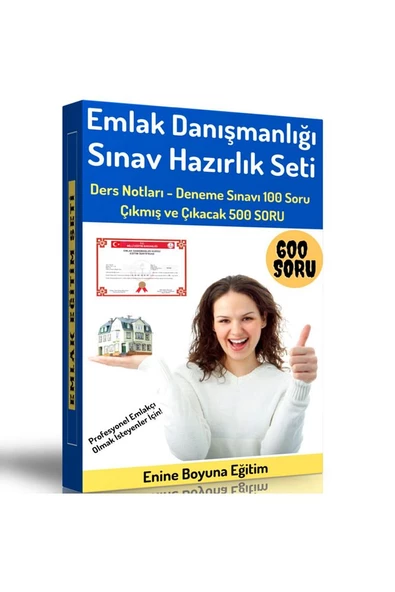 Emlak Danışmanlığı Sınav Hazırlık Seti ürün görseli 1