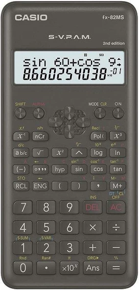 Fx-82ms 2. Versiyon Bilimsel Fonksiyonlu Hesap Makinesi ürün görseli 1