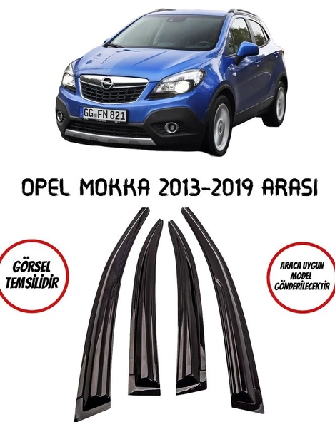 Opel Mokka  Cam Rüzgarlığı 4lü 2013-2019 Arası ürün görseli 1