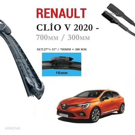 RENAULT CLIO 5 SILECEK TAKIMI (2020 VE SONRASI) ürün görseli 1