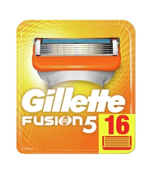 Gillette Fusion 5 Manual Yedek 16'lı Karton Ambalaj ürün görseli 1