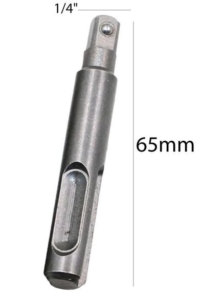 Gfb 1/4" Sds Saplı Lokma Adaptörü 65 mm - Resim 2
