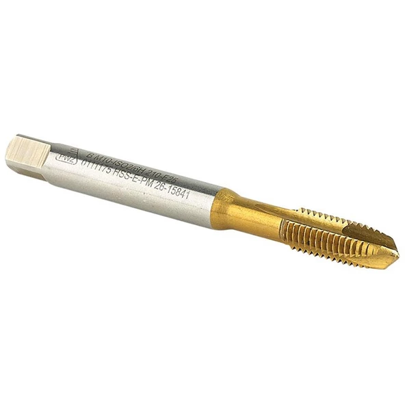 Gfb Hss Titanyum Düz Makina Kılavuzu M10x 1,5 mm Din371 ürün görseli 1