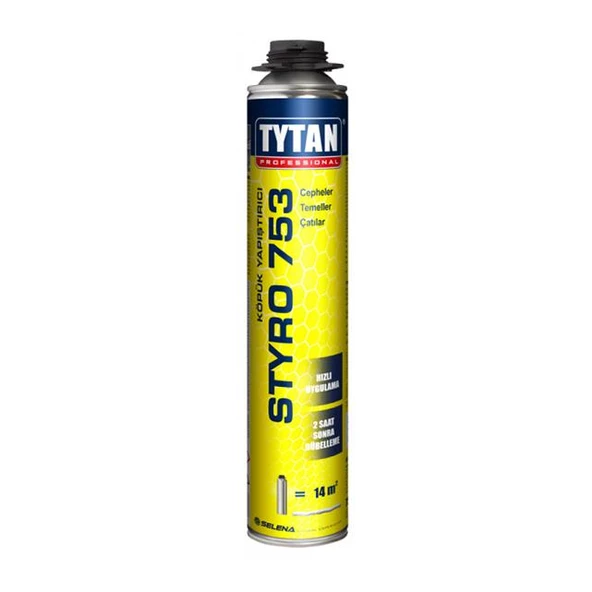 Tytan Professional Styro 753 Tabancalı Mantolama Köpüğü 750ml ürün görseli 1