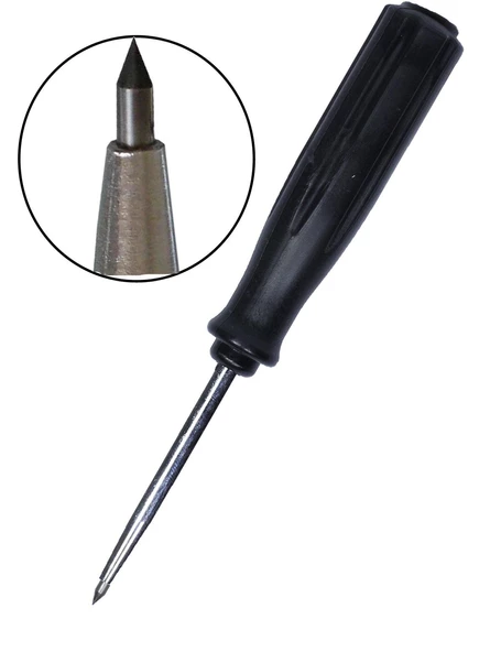Dw Metal Çizik Kalemi Karbür Uçlu Metal Çizici Kalem 150 mm ürün görseli 1