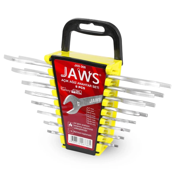 Jaws JAS008 Açık Ağız Anahtar Takımı 8 Parça ürün görseli 1
