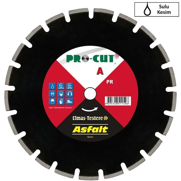 Pro-Cut PR-51157 350A Asfalt Kesme Elmas Testere 35 Cm ürün görseli 1