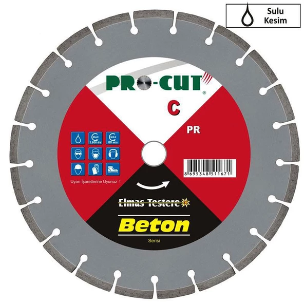 Pro-Cut PR-51169 450C Beton Elmas Testere 45 Cm ürün görseli 1