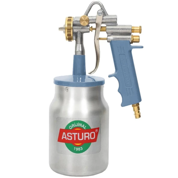 Asturo G70 Alttan Depolu Havalı Boya Tabancası 1.8 mm ürün görseli 1