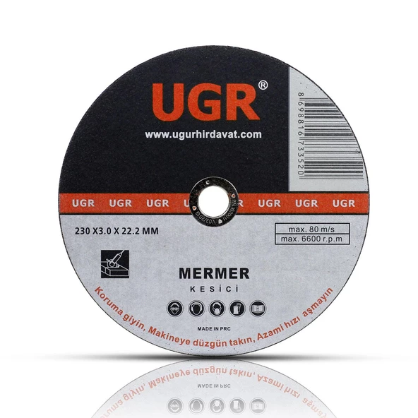 Ugr Mermer Kesici Taşlama Makinesi Diski 230X3X22 mm ürün görseli 1