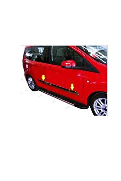 Ford Tourneo Courier Krom Yan Kapı Çıtası 4 Prç. 2014-2023 P.çelik ürün görseli 1