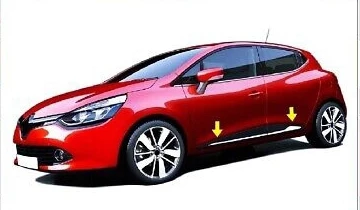 Renault Clio 4 HB Krom Yan Kapı Çıtası 4 Kapı P. Çelik 2012-2018 ürün görseli 1