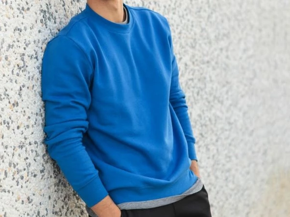 JOMA MONTANA SWEATSHIRT ROYAL - Resim 3