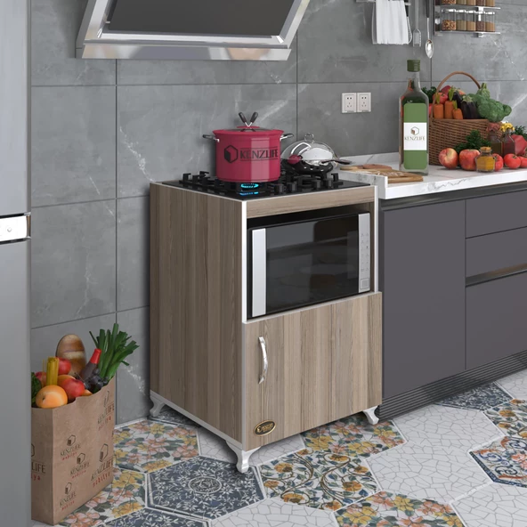 Kenzlife ocak dolabı doğangün crd 85*60*56 hazır mutfak ankastre gömme ocak için arkalıksız ürün görseli 1