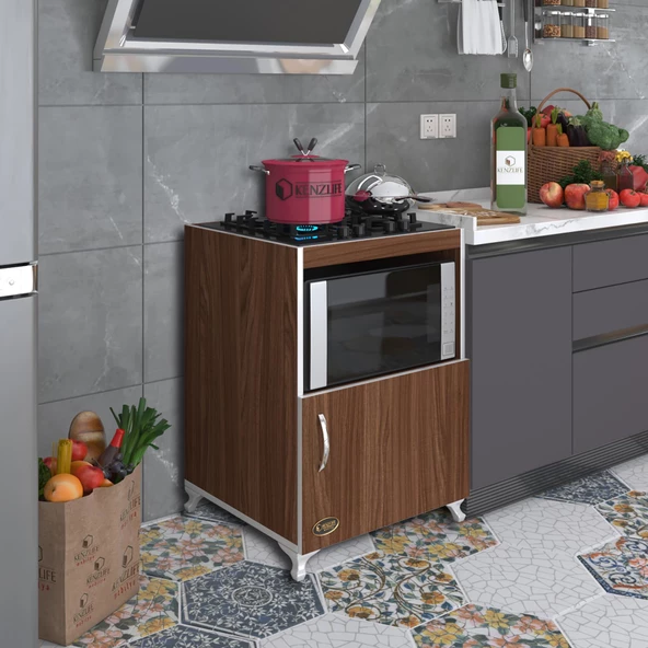 Kenzlife ocak dolabı doğangün cvz 85*60*56 hazır mutfak ankastre gömme ocak için arkalıksız ürün görseli 1