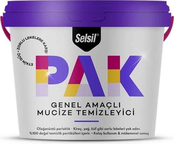 Selsil Pak Genel Amaçlı Mucize Temizleyici 500 gr 2 Adet ürün görseli 1