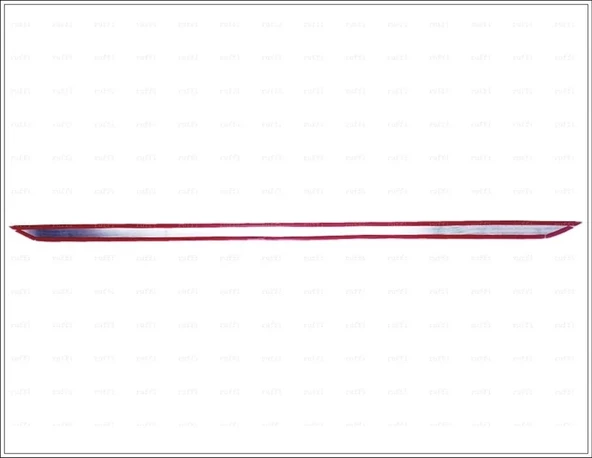 Renault Clio 2 Symbol Krom Alt Bagaj Çıtası 1999-2009 P.Çelik ürün görseli 1