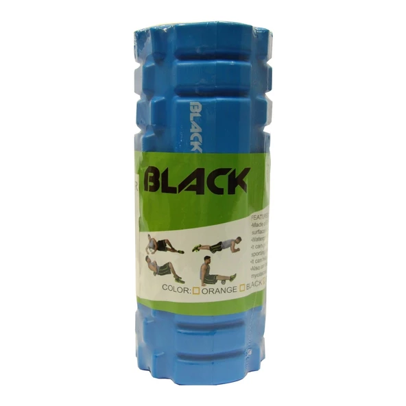 Black Tırtıklı Foam Roller ürün görseli 1