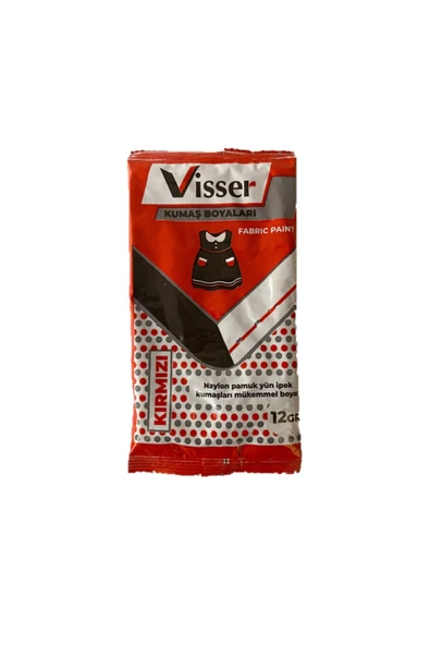 Visser Kumaş Boyası - Kırmızı ürün görseli 1