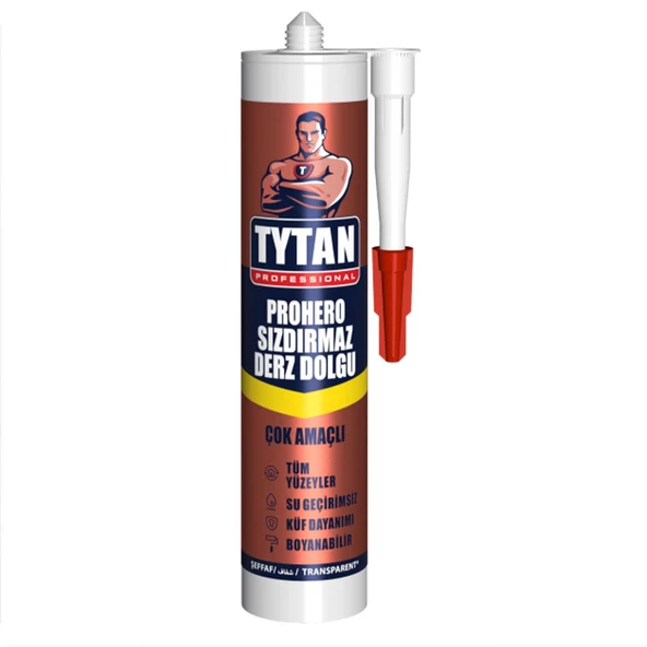 Tytan Prohero Sızdırmaz Derz Dolgu Şeffaf 280 ML ürün görseli 1