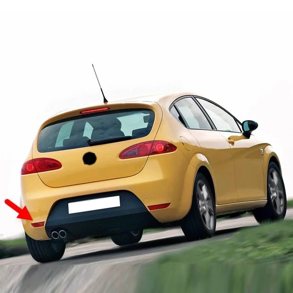 Seat Leon 2 FR 2006-2009 Arka Tampon Sol Alt Köşe Reflektörü 1P0945105E ürün görseli 1